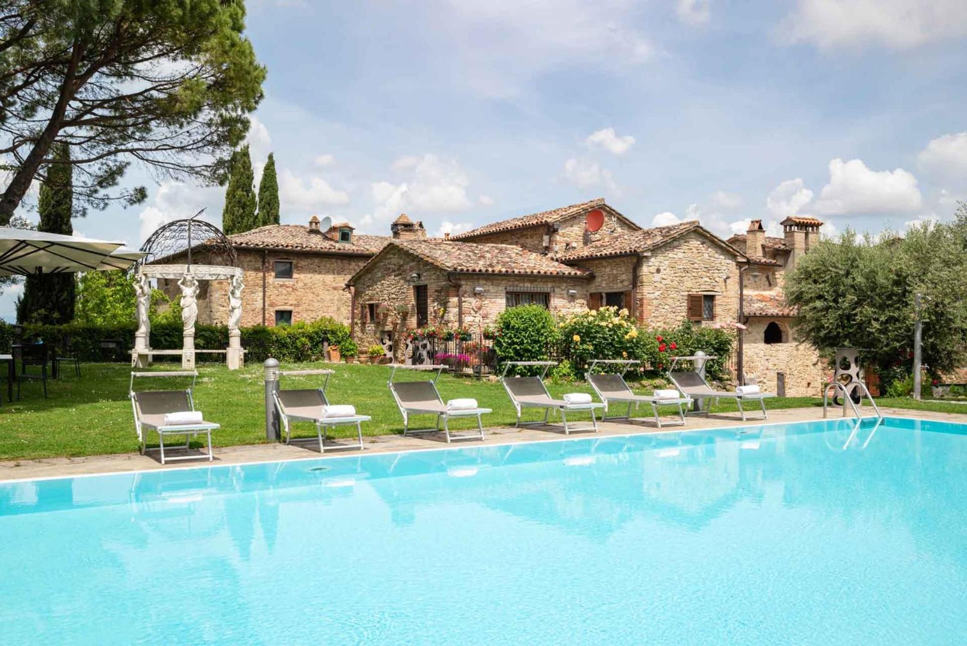 Hotel Borgo Di Celle Città di Castello Exterior foto