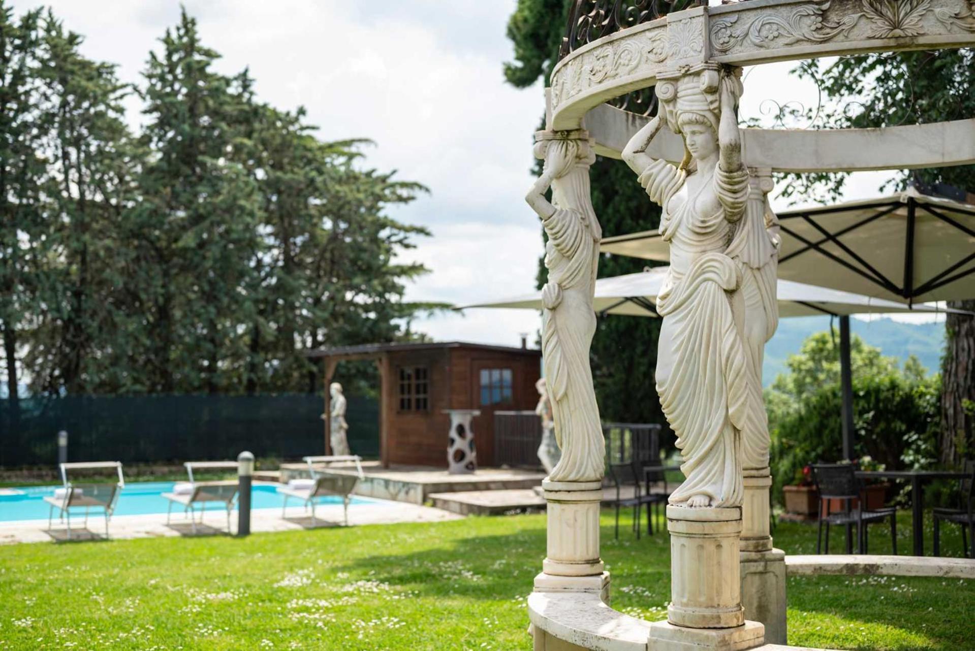 Hotel Borgo Di Celle Città di Castello Exterior foto